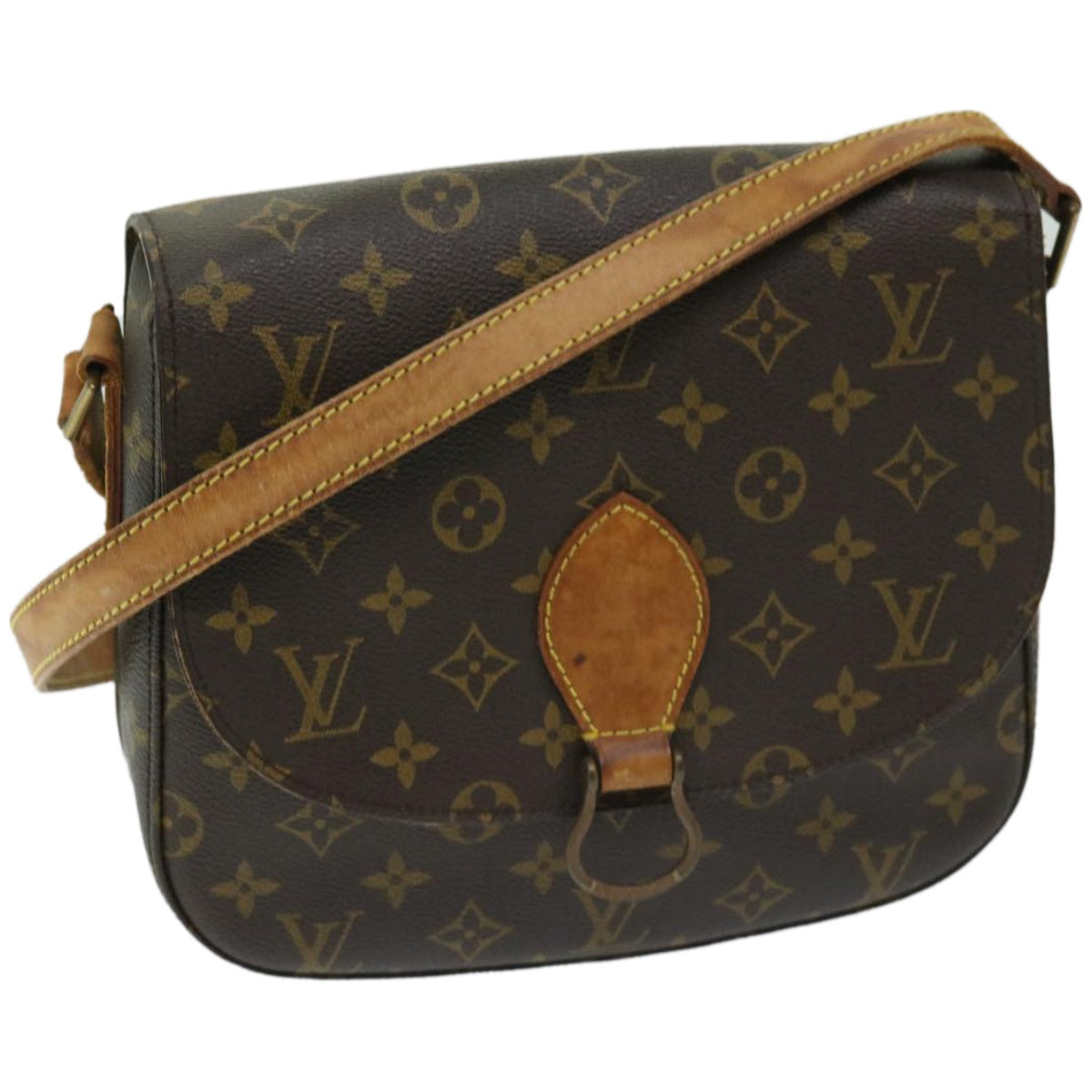 LOUIS VUITTON Monogram Saint Cloud GM Shoulder Bag M51242 LV Auth yk10819