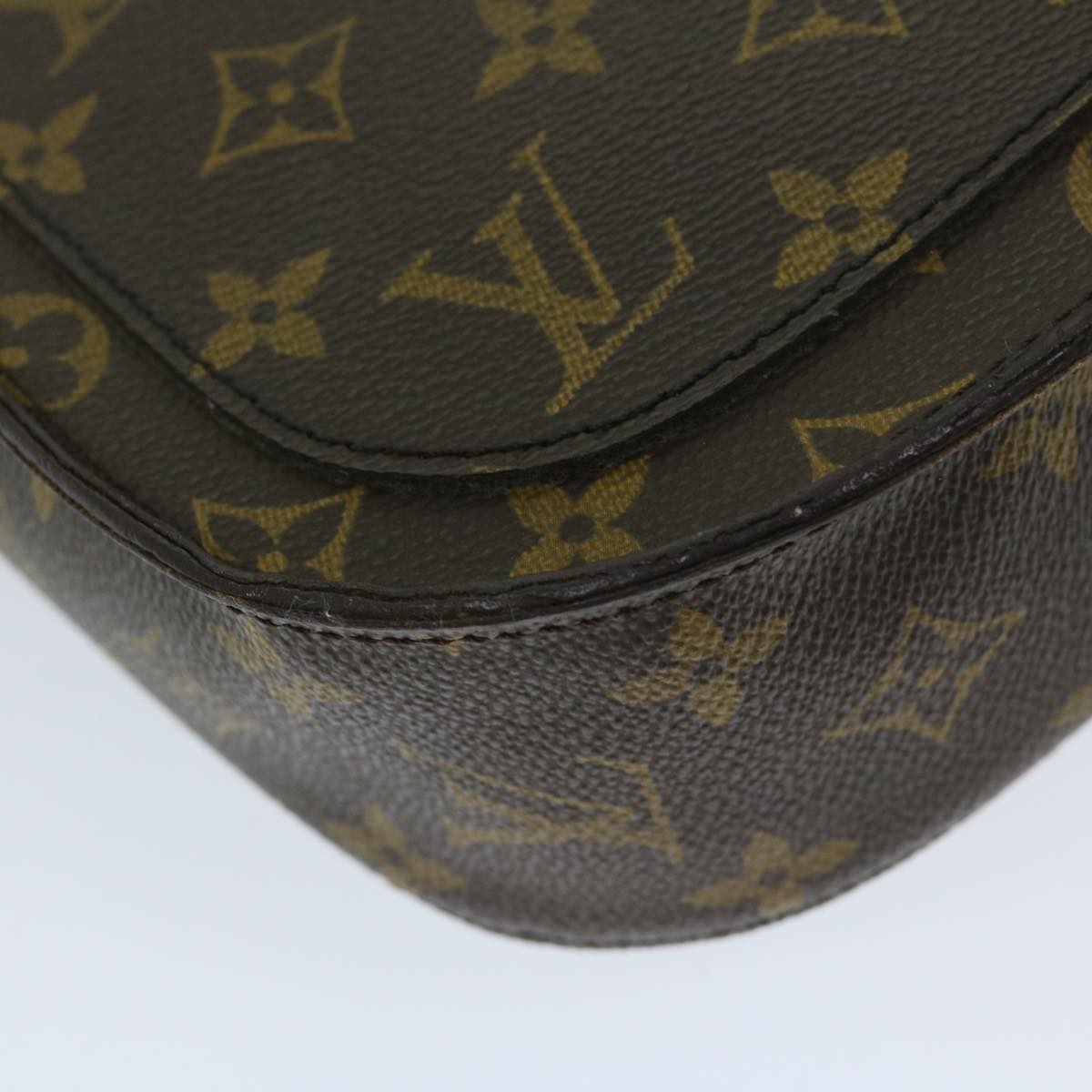 LOUIS VUITTON Monogram Saint Cloud GM Shoulder Bag M51242 LV Auth yk10819