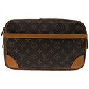 LOUIS VUITTON Monogram Compiegne 28 Clutch Bag M51845 LV Auth yk10835-13