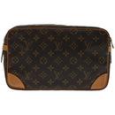 LOUIS VUITTON Monogram Compiegne 28 Clutch Bag M51845 LV Auth yk10835-2