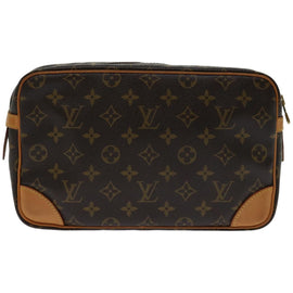 LOUIS VUITTON Monogram Compiegne 28 Clutch Bag M51845 LV Auth yk10835 - 0