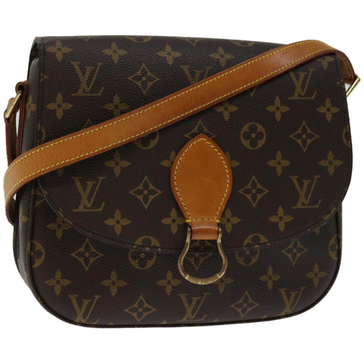 LOUIS VUITTON Monogram Saint Cloud GM Shoulder Bag M51242 LV Auth yk10836