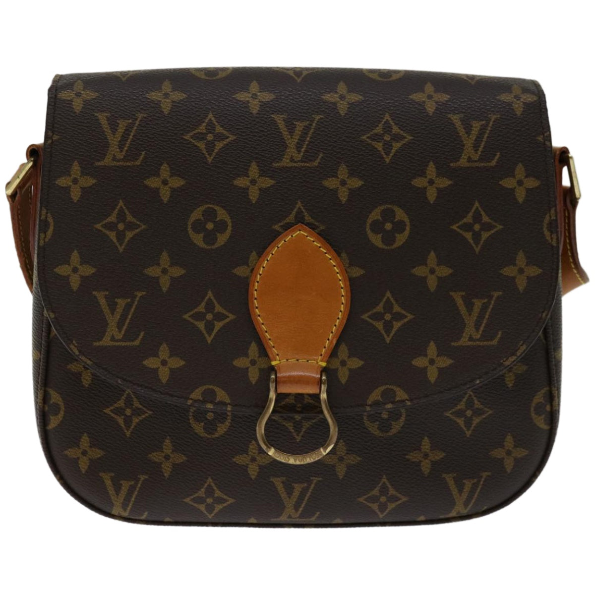 LOUIS VUITTON Monogram Saint Cloud GM Shoulder Bag M51242 LV Auth yk10836