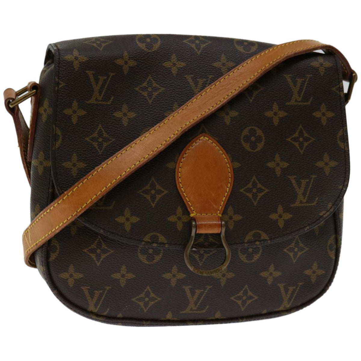 LOUIS VUITTON Monogram Saint Cloud GM Shoulder Bag M51242 LV Auth yk10838