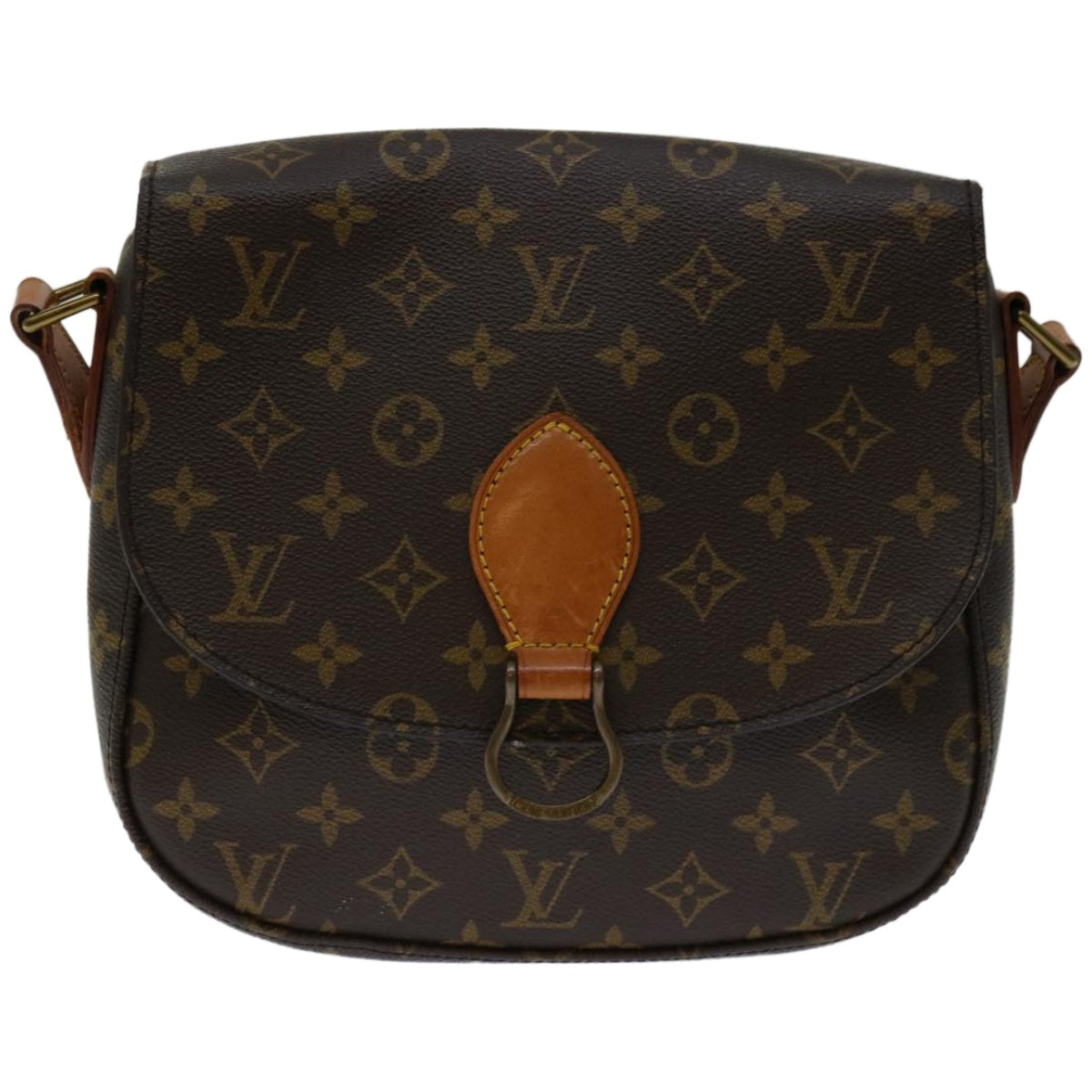 LOUIS VUITTON Monogram Saint Cloud GM Shoulder Bag M51242 LV Auth yk10838