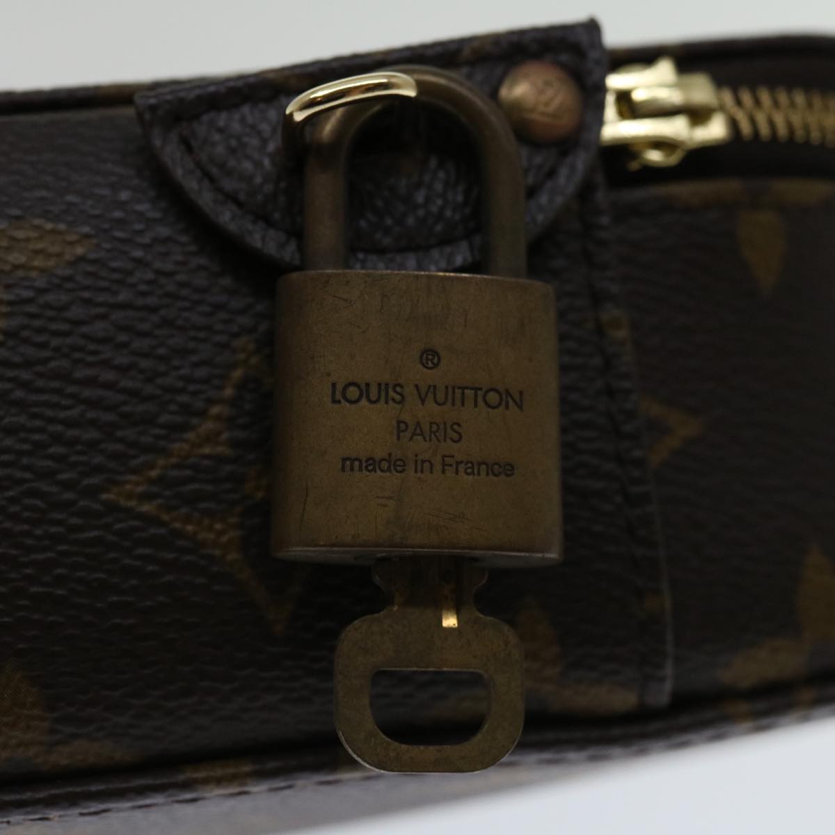 LOUIS VUITTON Monogram Poche Monte Carlo Jewelry Box M47352 LV Auth yk10864