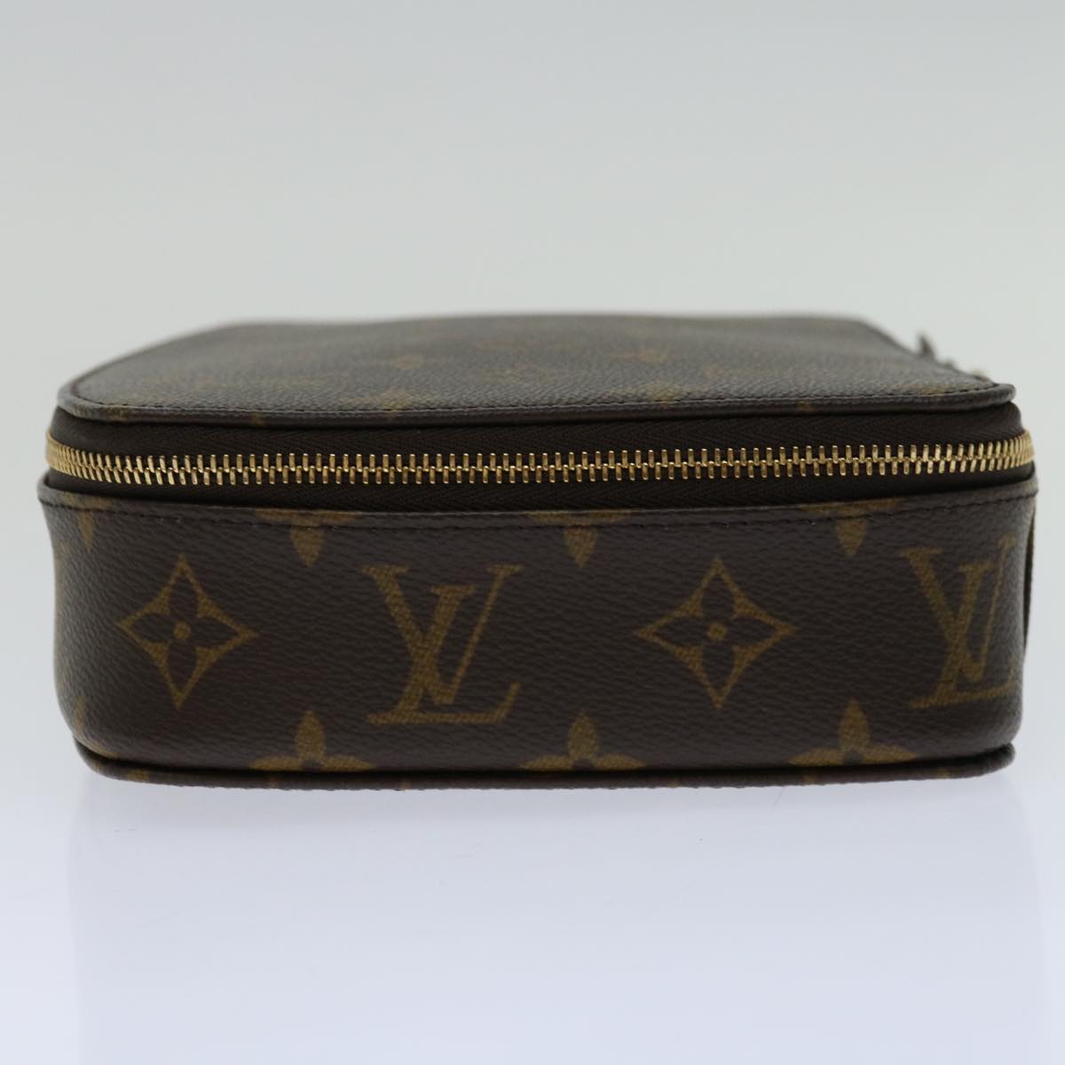 LOUIS VUITTON Monogram Poche Monte Carlo Jewelry Box M47352 LV Auth yk10864