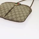 GUCCI GG Canvas Web Sherry Line Shoulder Bag Red Beige 904 02 047 Auth yk10868-15