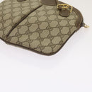 GUCCI GG Canvas Web Sherry Line Shoulder Bag Red Beige 904 02 047 Auth yk10868-17