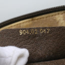 GUCCI GG Canvas Web Sherry Line Shoulder Bag Red Beige 904 02 047 Auth yk10868-11