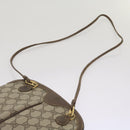 GUCCI GG Canvas Web Sherry Line Shoulder Bag Red Beige 904 02 047 Auth yk10868-14