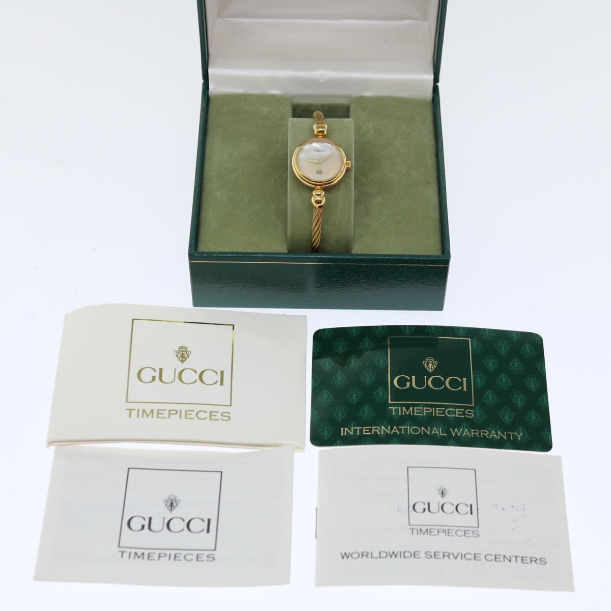 GUCCI Watches metal Gold 2700L Auth yk10874