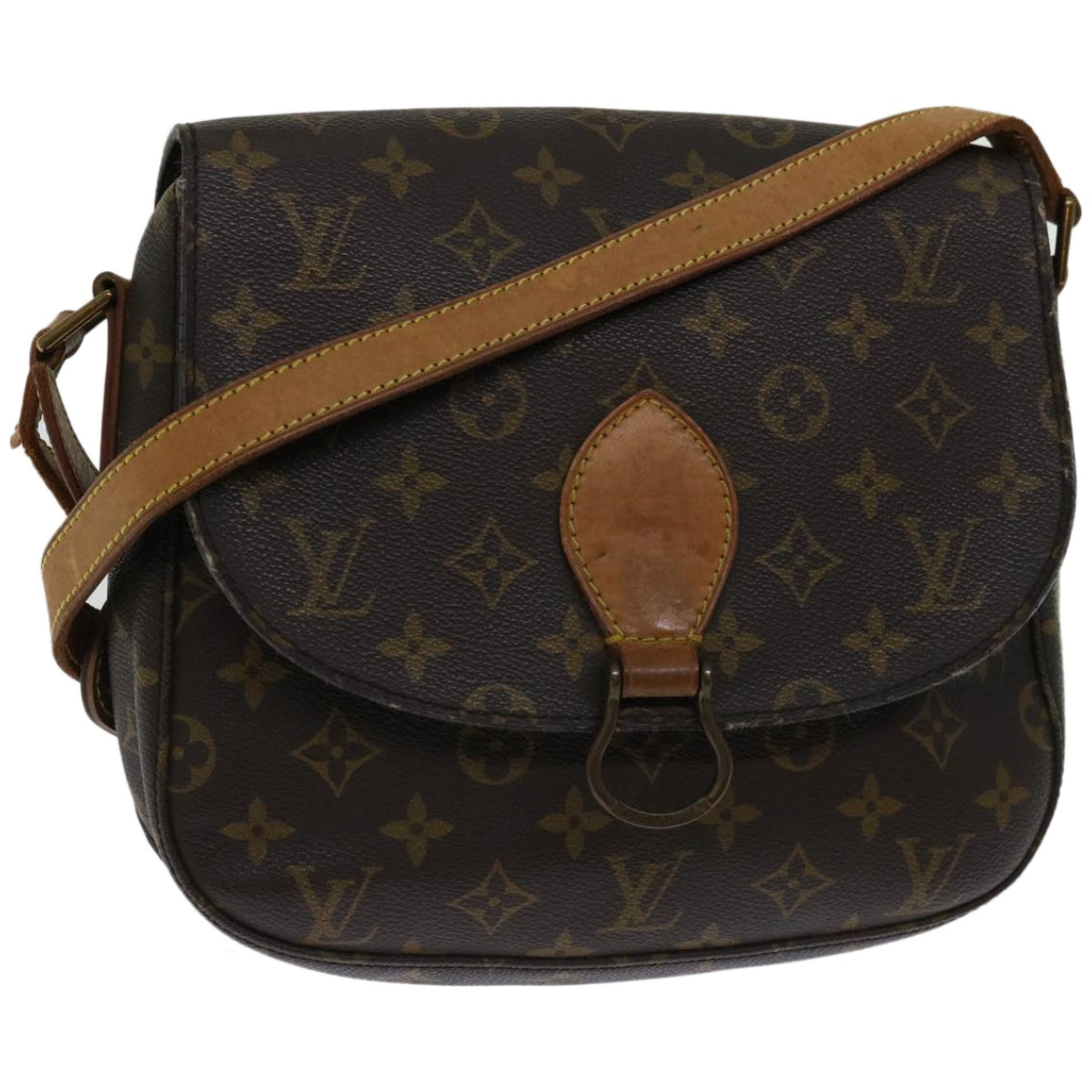 LOUIS VUITTON Monogram Saint Cloud GM Shoulder Bag M51242 LV Auth yk10883