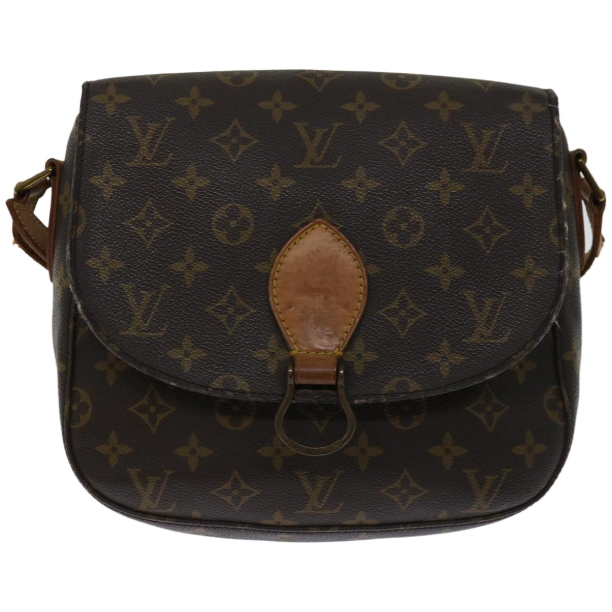 LOUIS VUITTON Monogram Saint Cloud GM Shoulder Bag M51242 LV Auth yk10883