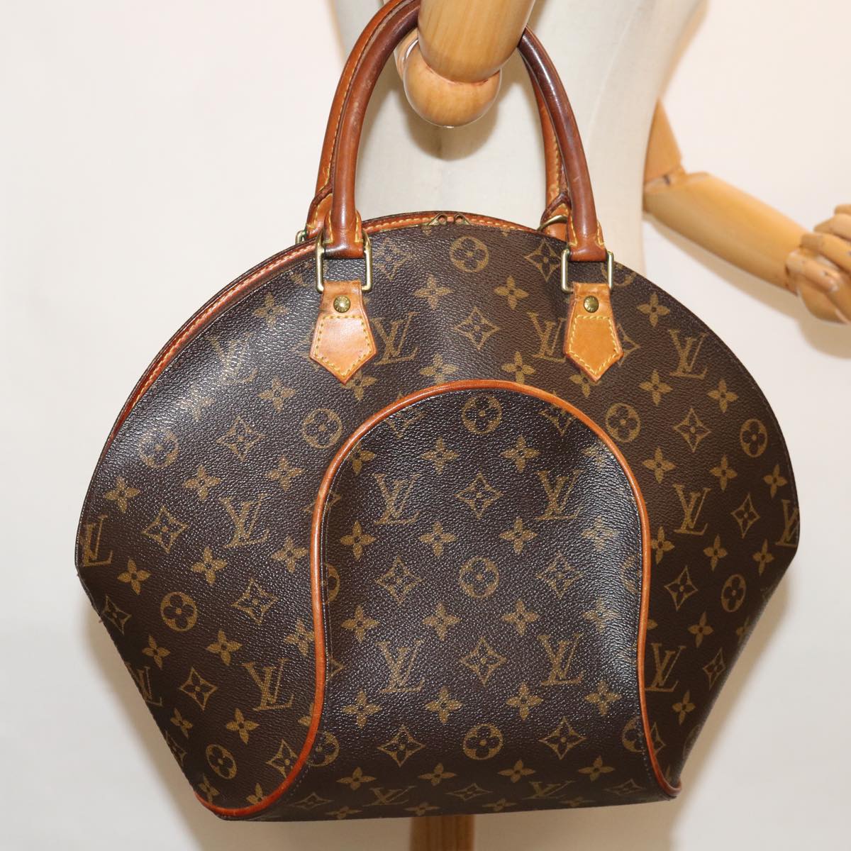 LOUIS VUITTON Monogram Ellipse MM Hand Bag M51126 LV Auth yk10908