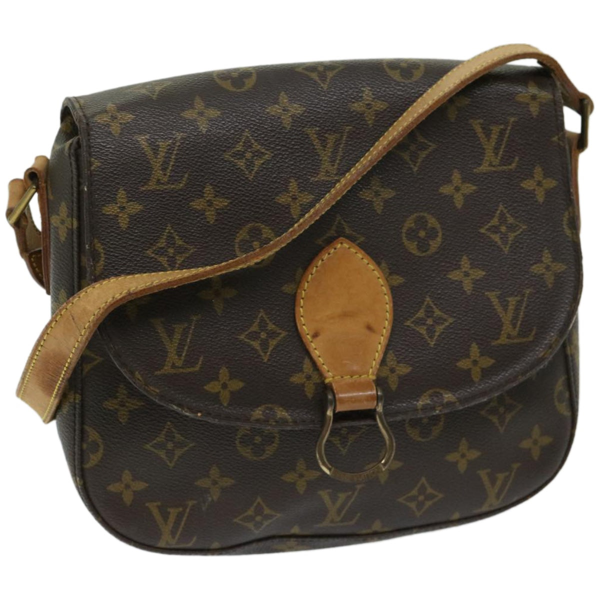 LOUIS VUITTON Monogram Saint Cloud GM Shoulder Bag M51242 LV Auth yk10912