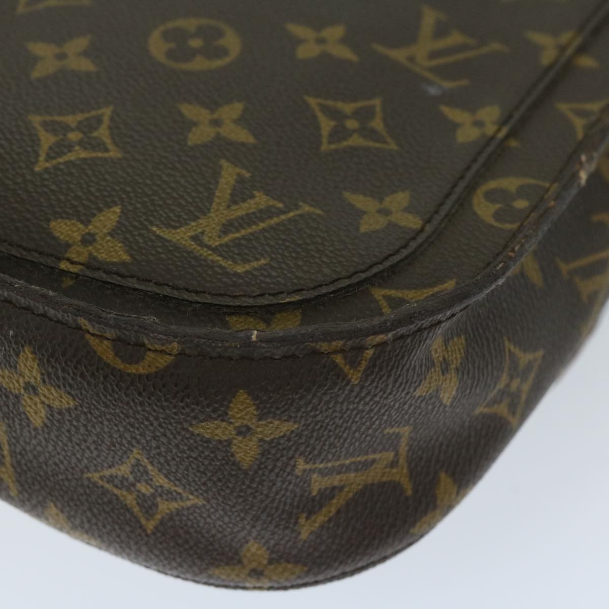 LOUIS VUITTON Monogram Saint Cloud GM Shoulder Bag M51242 LV Auth yk10912