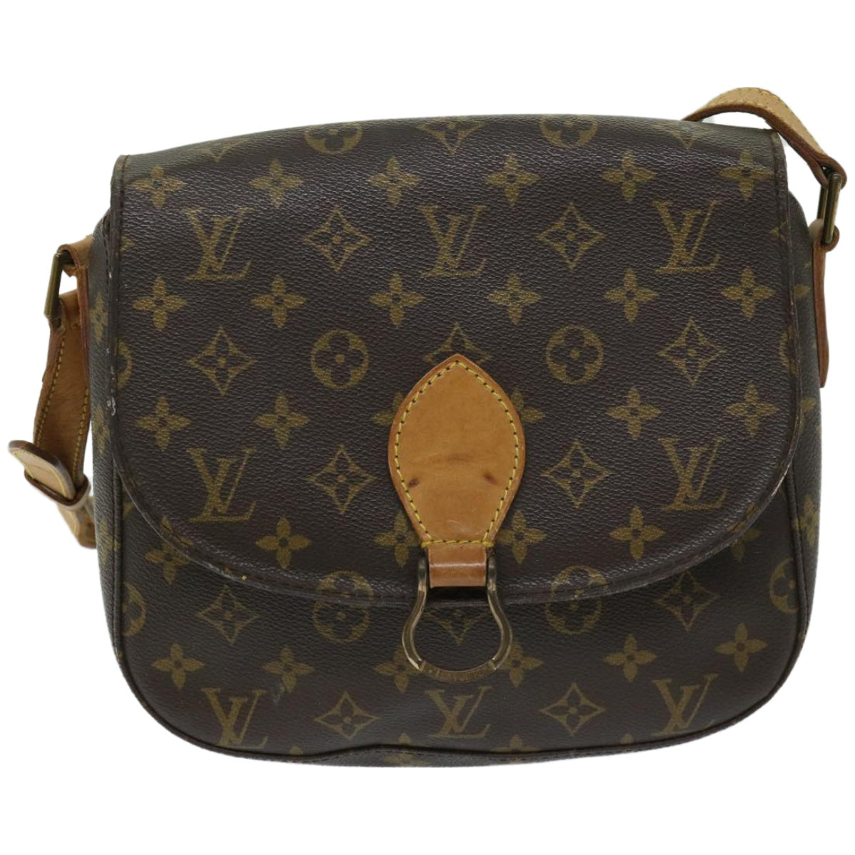 LOUIS VUITTON Monogram Saint Cloud GM Shoulder Bag M51242 LV Auth yk10912