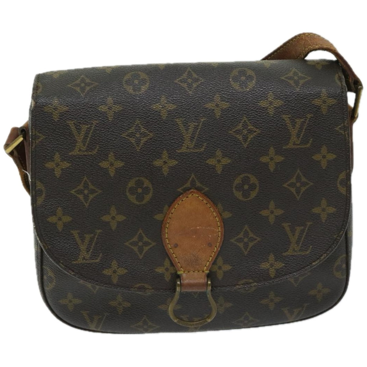 LOUIS VUITTON Monogram Saint Cloud GM Shoulder Bag M51242 LV Auth yk10914