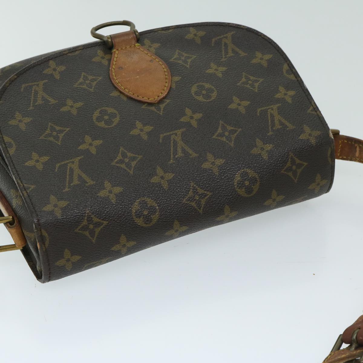 LOUIS VUITTON Monogram Saint Cloud GM Shoulder Bag M51242 LV Auth yk10914