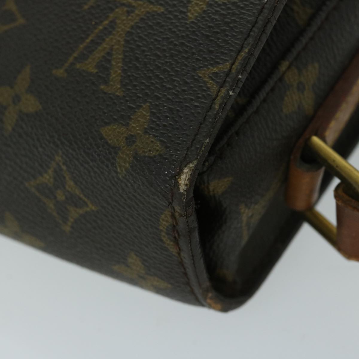 LOUIS VUITTON Monogram Saint Cloud GM Shoulder Bag M51242 LV Auth yk10914