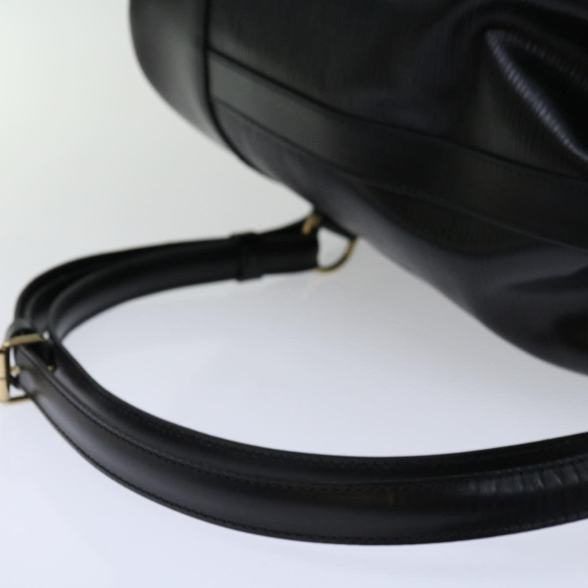 LOUIS VUITTON Epi Randonnee PM Shoulder Bag Black M52352 LV Auth yk10919