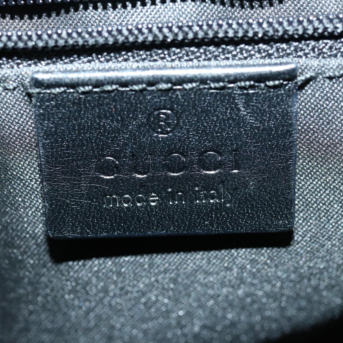 GUCCI GG Canvas Shoulder Bag Black 001 3386 Auth yk10935