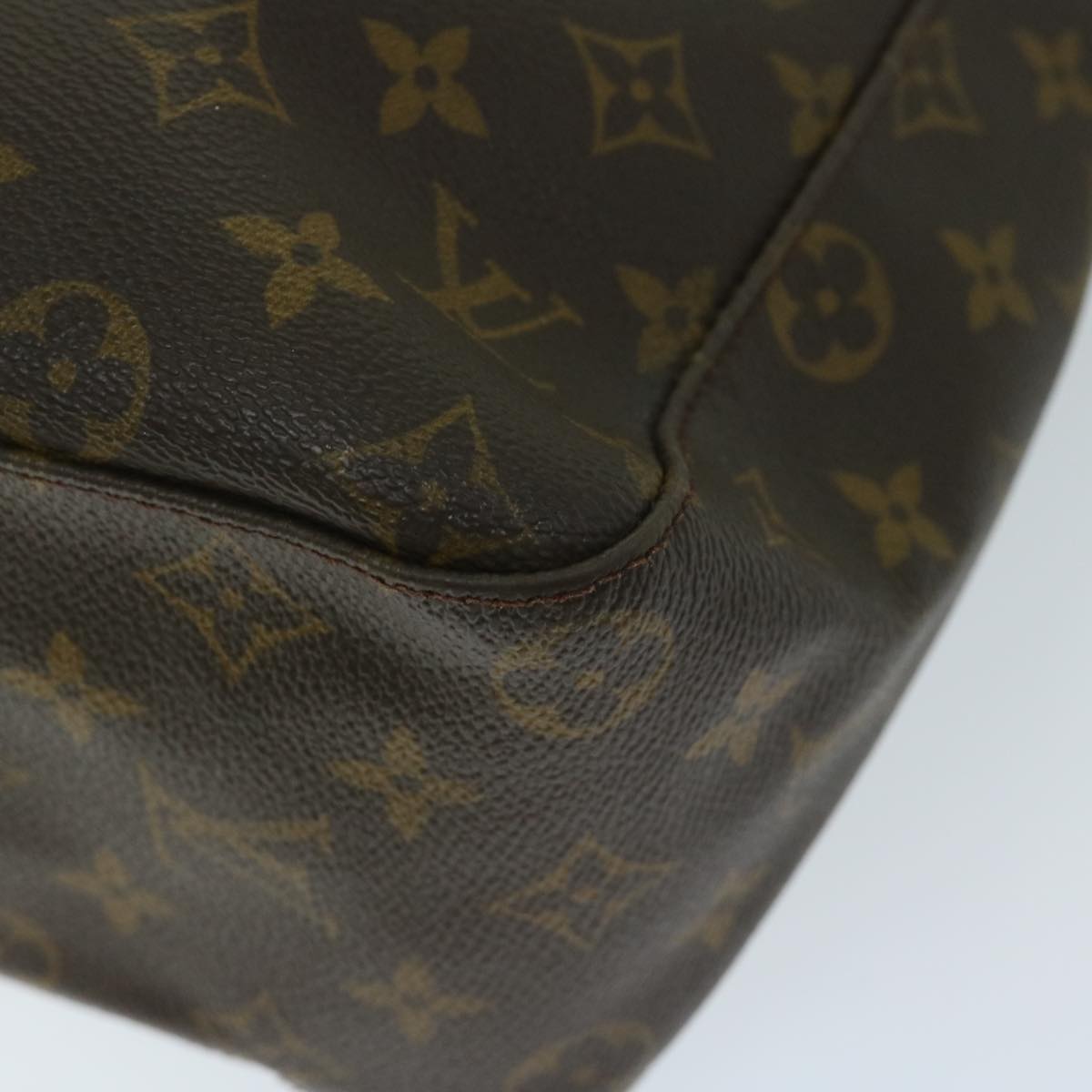 LOUIS VUITTON Monogram Looping GM Shoulder Bag M51145 LV Auth yk10939