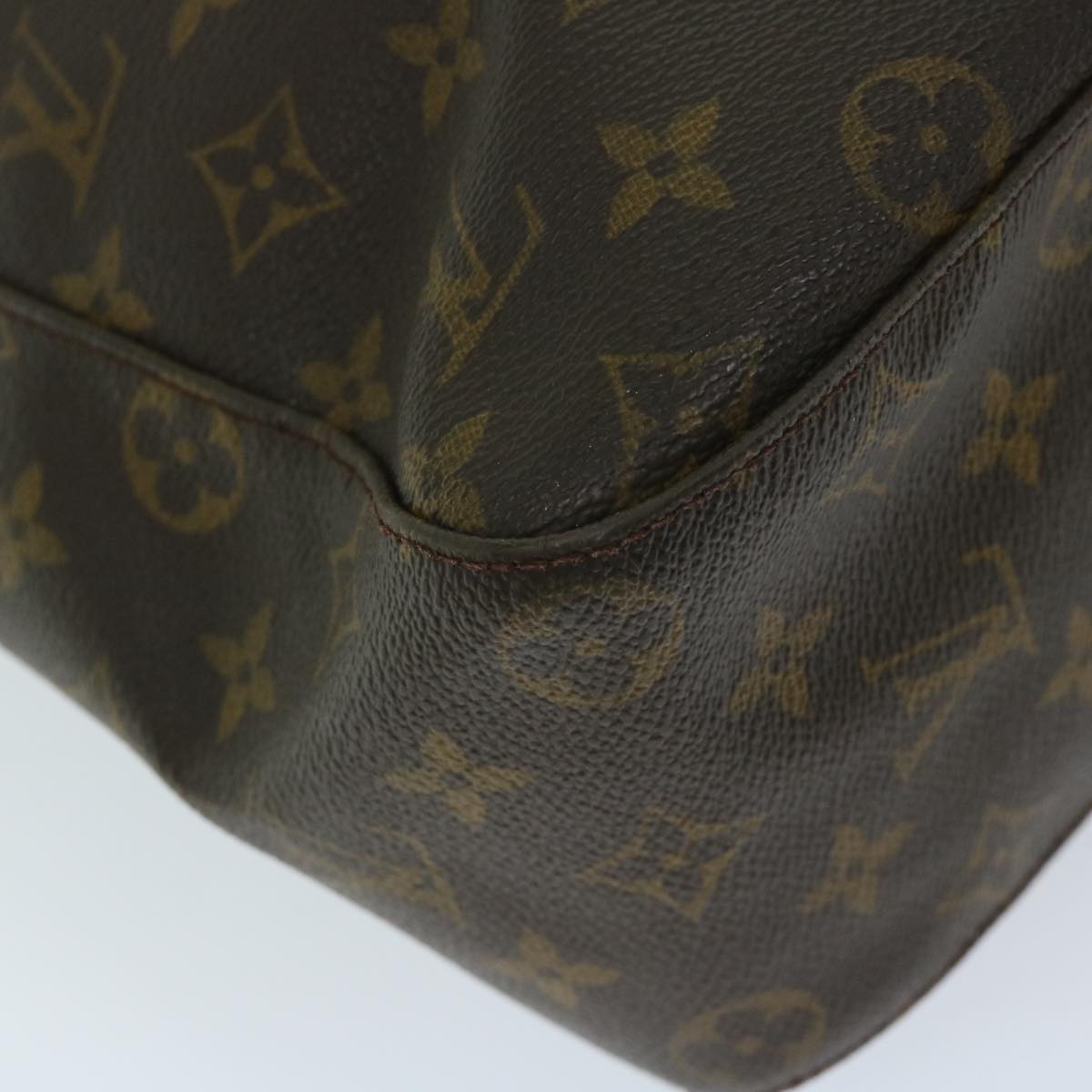 LOUIS VUITTON Monogram Looping GM Shoulder Bag M51145 LV Auth yk10939