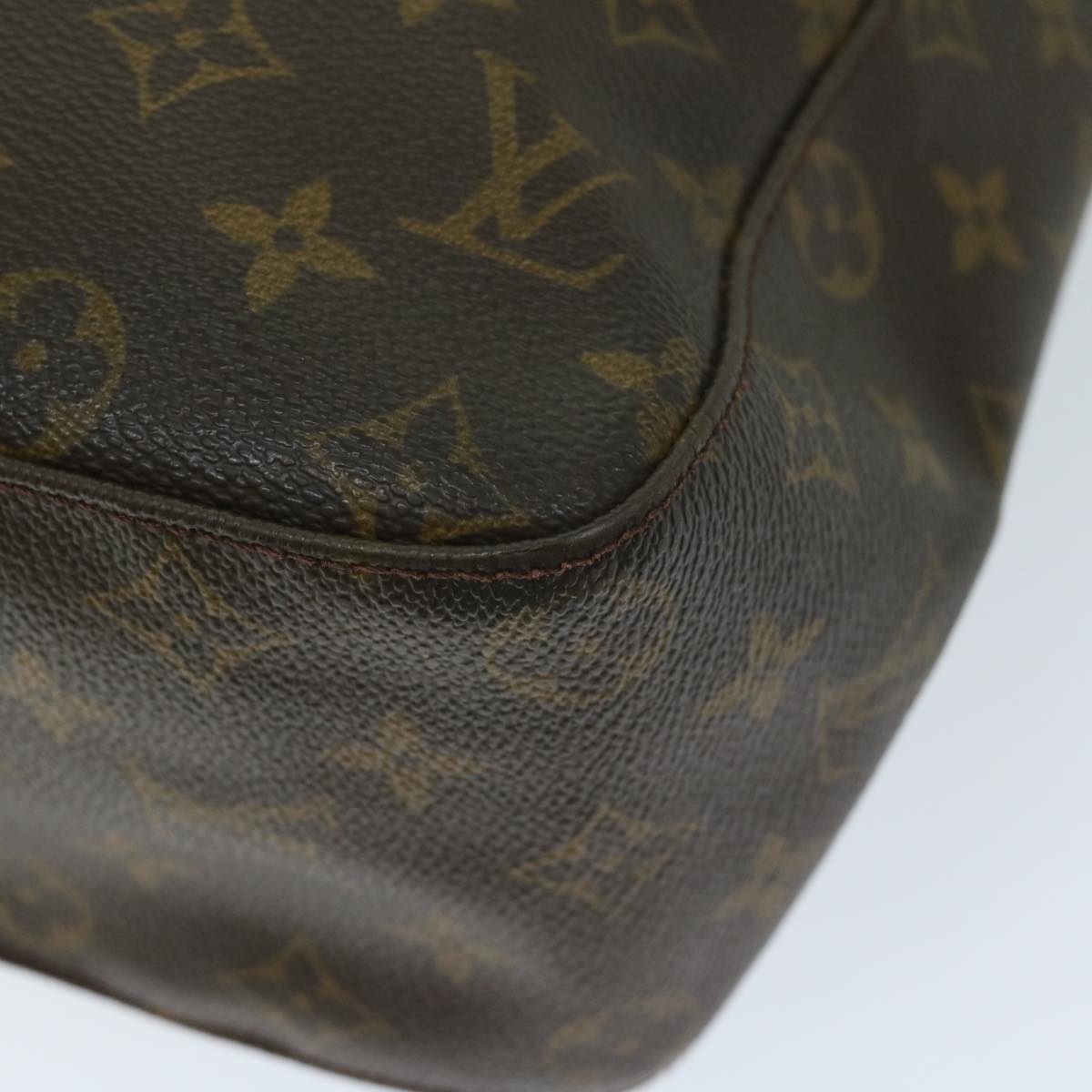 LOUIS VUITTON Monogram Looping GM Shoulder Bag M51145 LV Auth yk10939