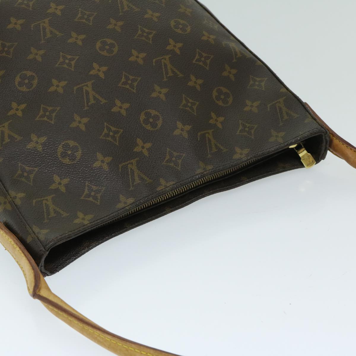 LOUIS VUITTON Monogram Looping GM Shoulder Bag M51145 LV Auth yk10939