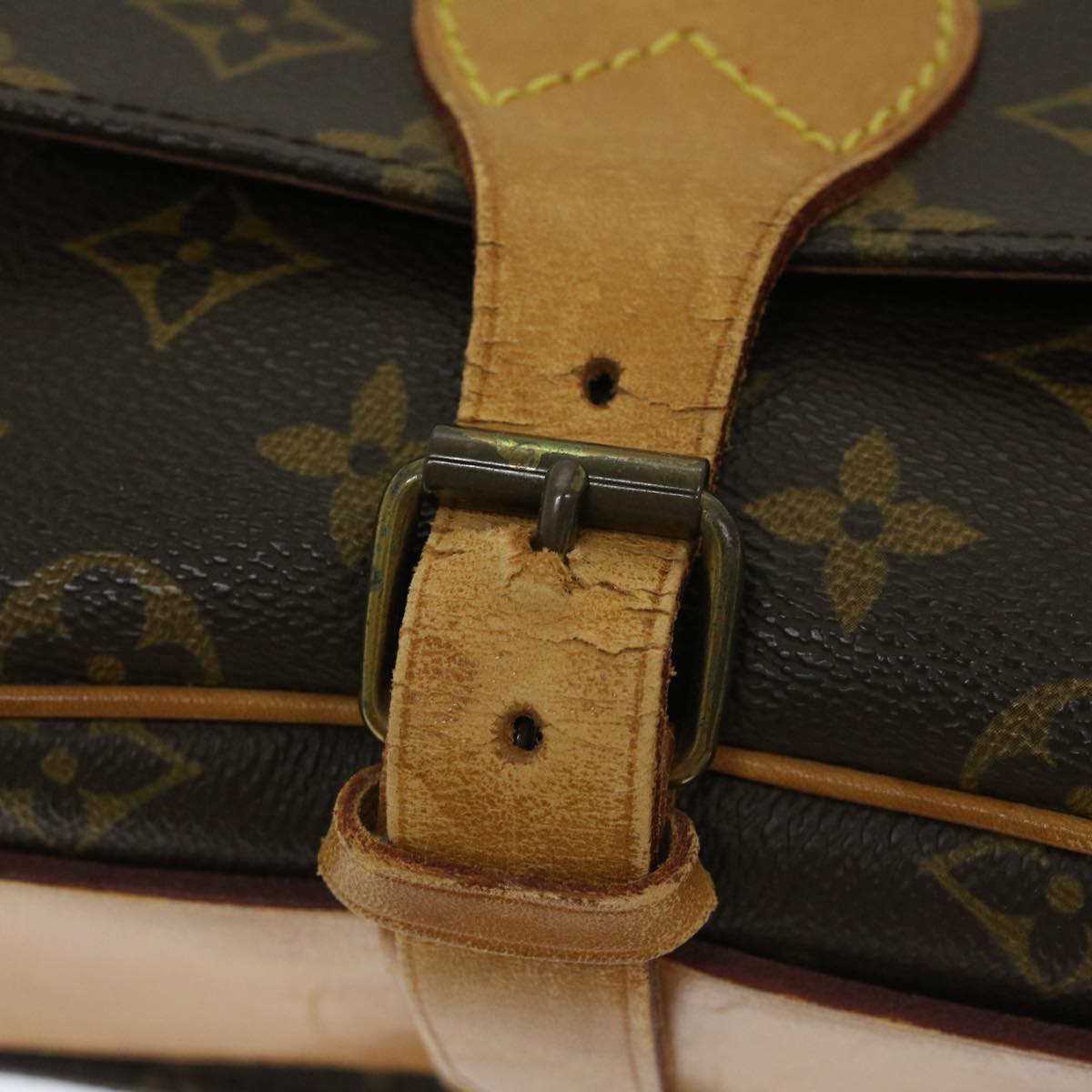 LOUIS VUITTON Monogram Cartouchiere MM Shoulder Bag M51253 LV Auth yk10948