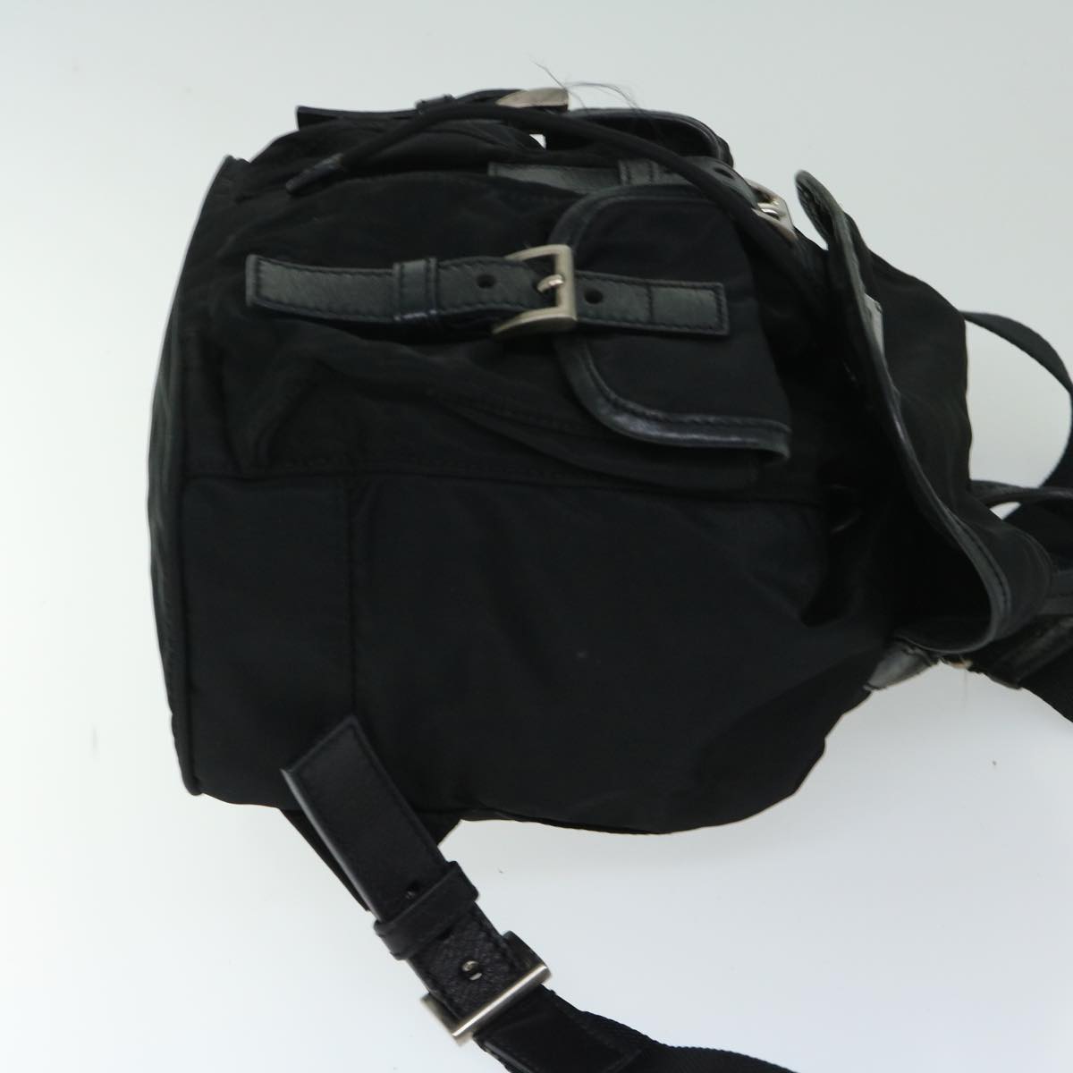 PRADA Backpack Nylon Black Auth yk10964