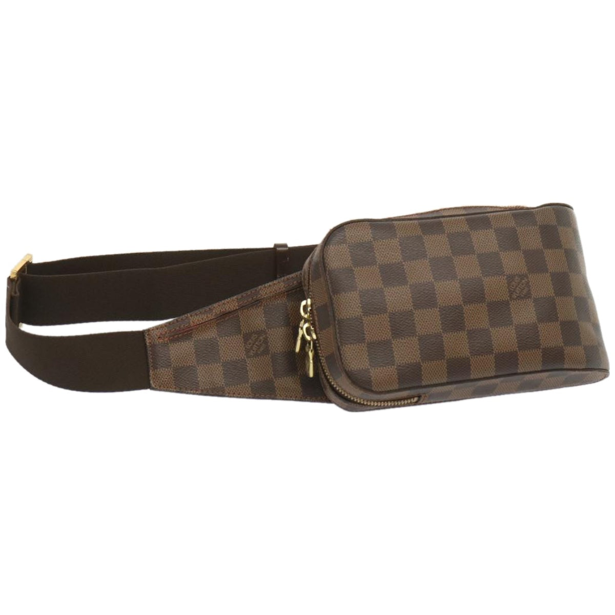 LOUIS VUITTON Damier Ebene Geronimos Shoulder Bag N51994 LV Auth yk10970