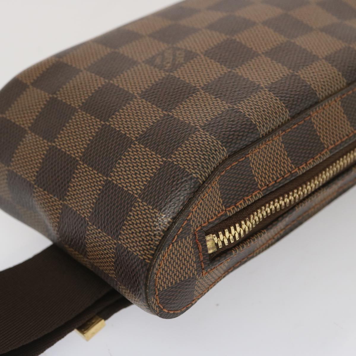 LOUIS VUITTON Damier Ebene Geronimos Shoulder Bag N51994 LV Auth yk10970