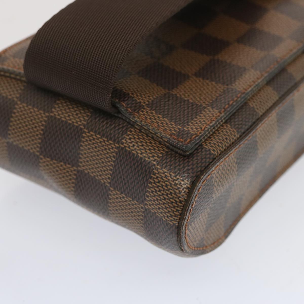 LOUIS VUITTON Damier Ebene Geronimos Shoulder Bag N51994 LV Auth yk10970