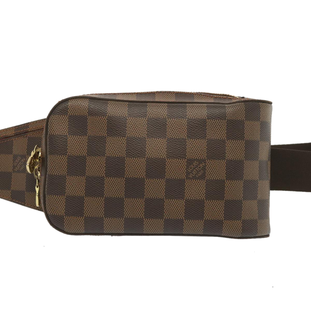 LOUIS VUITTON Damier Ebene Geronimos Shoulder Bag N51994 LV Auth yk10970