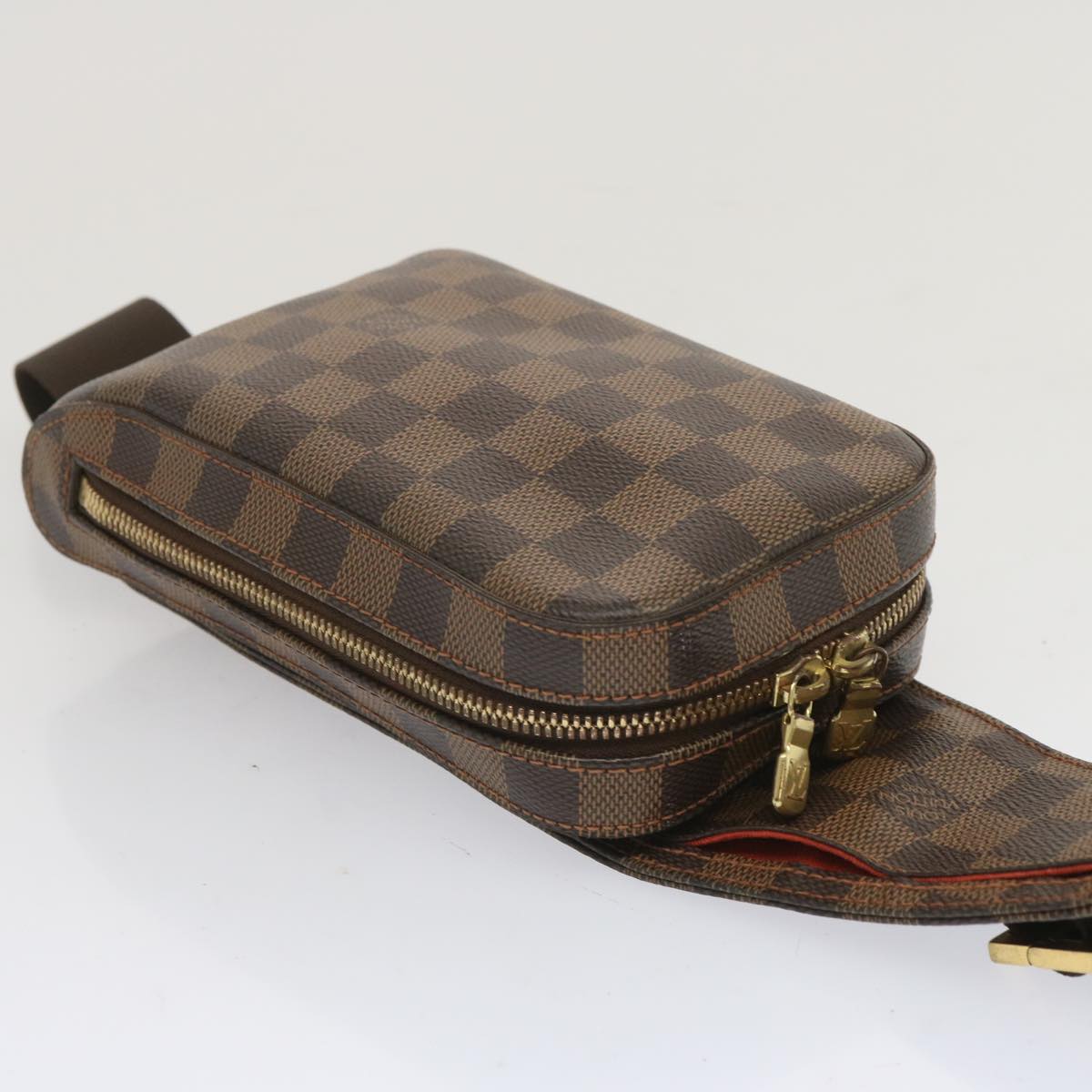 LOUIS VUITTON Damier Ebene Geronimos Shoulder Bag N51994 LV Auth yk10970