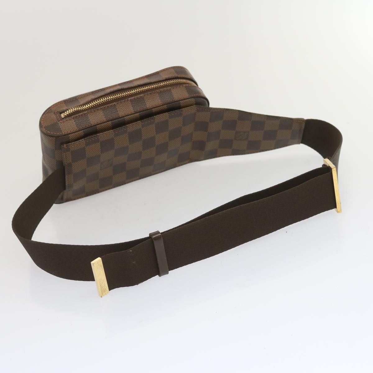 LOUIS VUITTON Damier Ebene Geronimos Shoulder Bag N51994 LV Auth yk10970