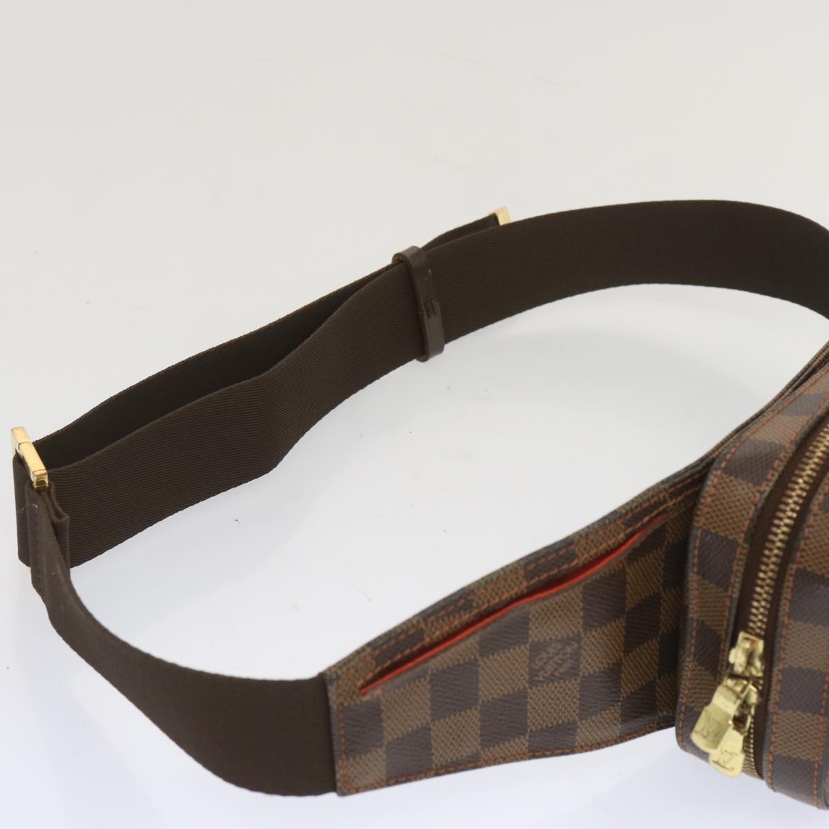 LOUIS VUITTON Damier Ebene Geronimos Shoulder Bag N51994 LV Auth yk10970