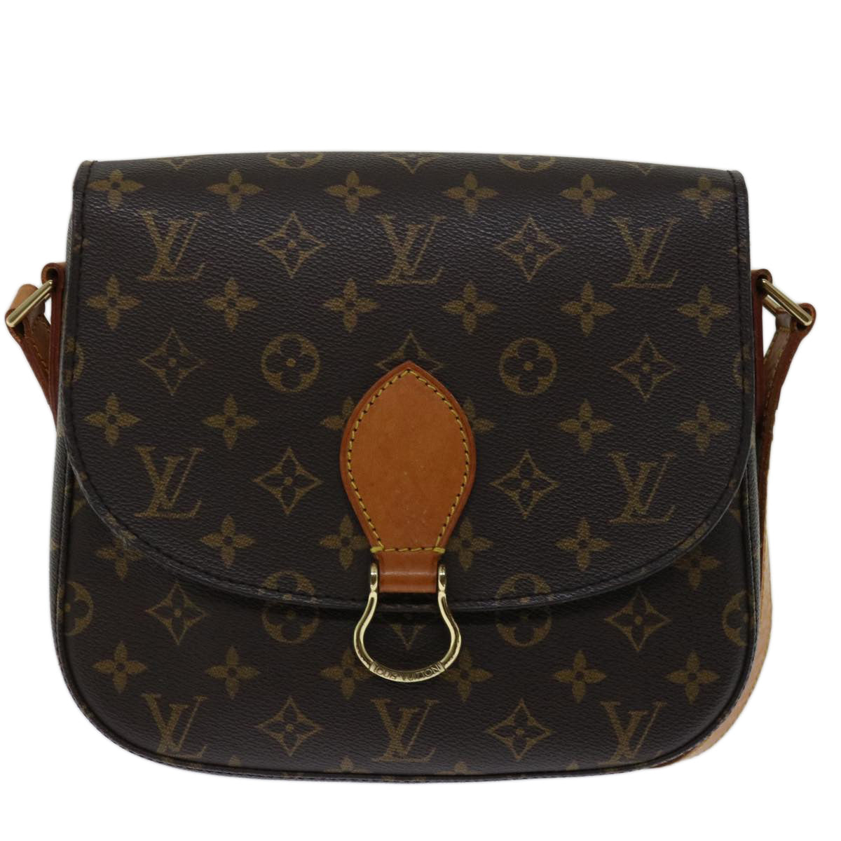 LOUIS VUITTON Monogram Saint Cloud GM Shoulder Bag M51242 LV Auth yk10994