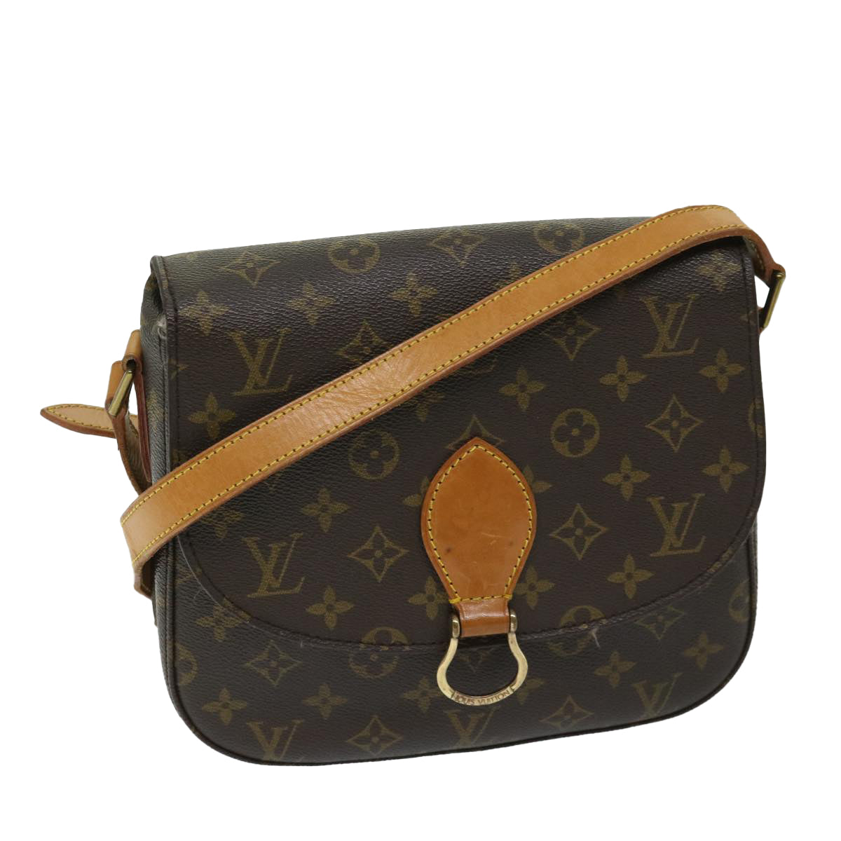 LOUIS VUITTON Monogram Saint Cloud GM Shoulder Bag M51242 LV Auth yk10996