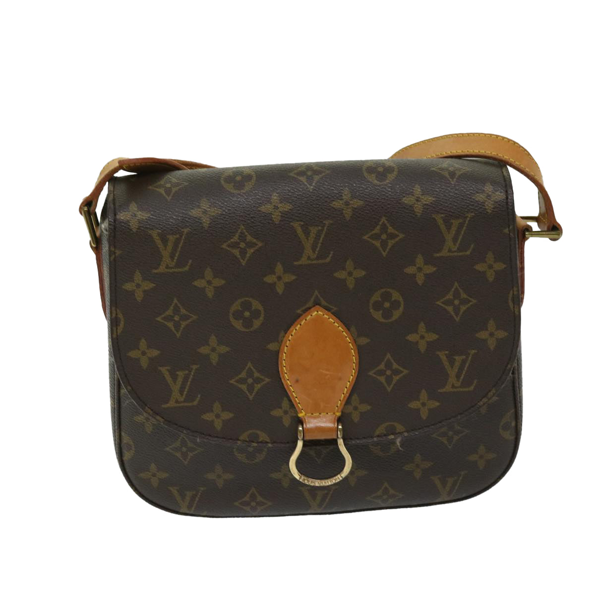 LOUIS VUITTON Monogram Saint Cloud GM Shoulder Bag M51242 LV Auth yk10996