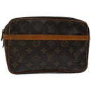 LOUIS VUITTON Monogram Compiegne 23 Clutch Bag M51847 LV Auth yk10999-1