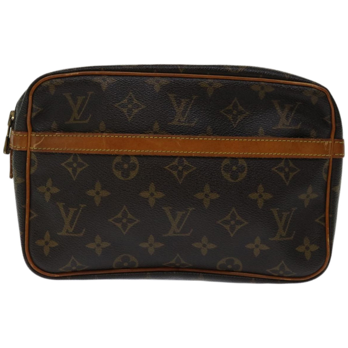 LOUIS VUITTON Monogram Compiegne 23 Clutch Bag M51847 LV Auth yk10999