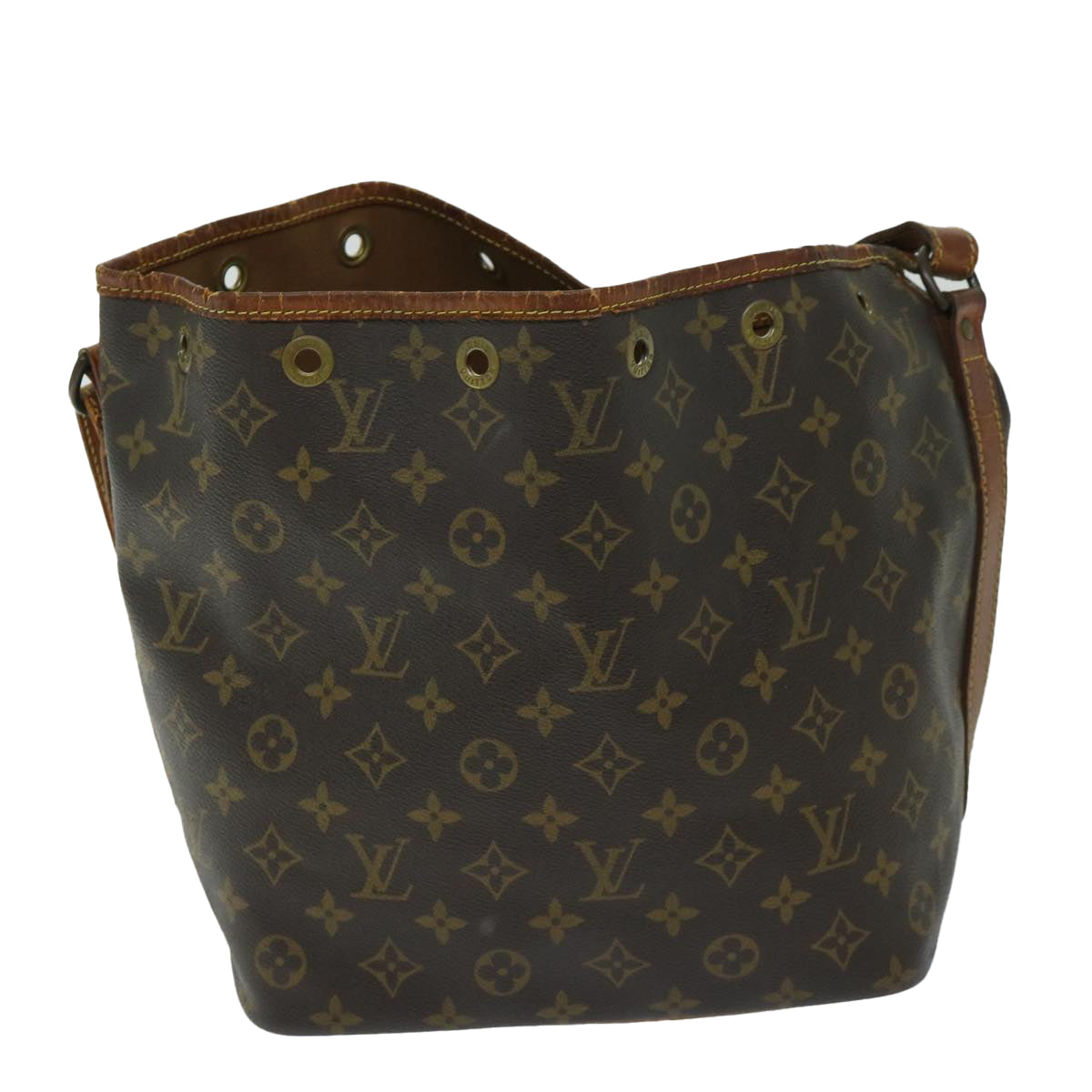 LOUIS VUITTON Monogram Petit Noe Shoulder Bag M42226 LV Auth yk11003 - 0