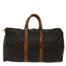 LOUIS VUITTON Monogram Keepall 45 Boston Bag M41428 LV Auth yk11007-2