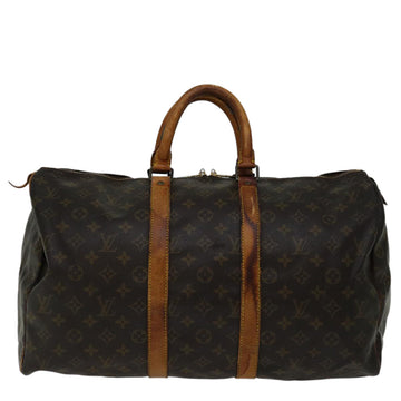 LOUIS VUITTON Monogram Keepall 45 Boston Bag M41428 LV Auth yk11007 - 0