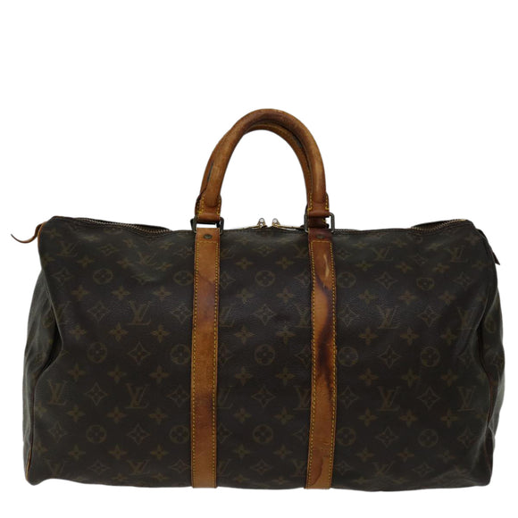 LOUIS VUITTON Monogram Keepall 45 Boston Bag M41428 LV Auth yk11007