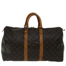 LOUIS VUITTON Monogram Keepall 45 Boston Bag M41428 LV Auth yk11007-3